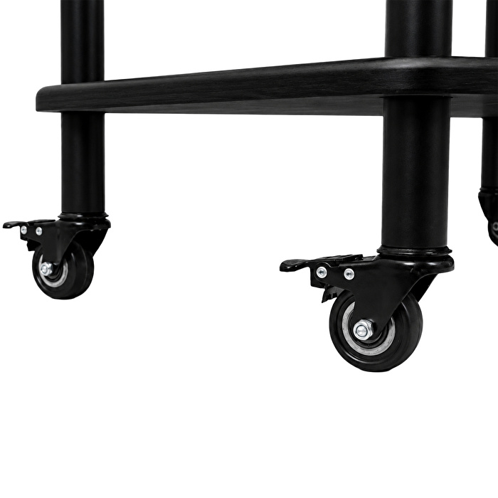 KOZMOS KS-AR001 Tekerlek Opsiyonlu Hi-Fi Rack Stand Siyah